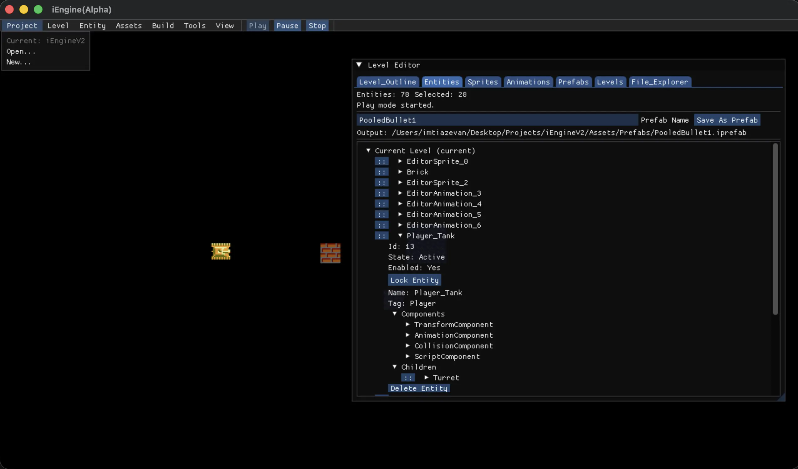 ECS Engine Editor